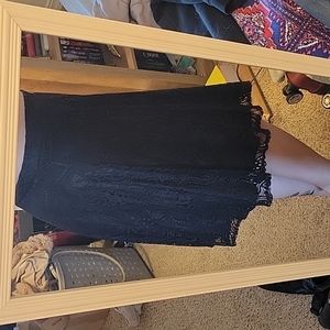 Mid Length Lace Skirt